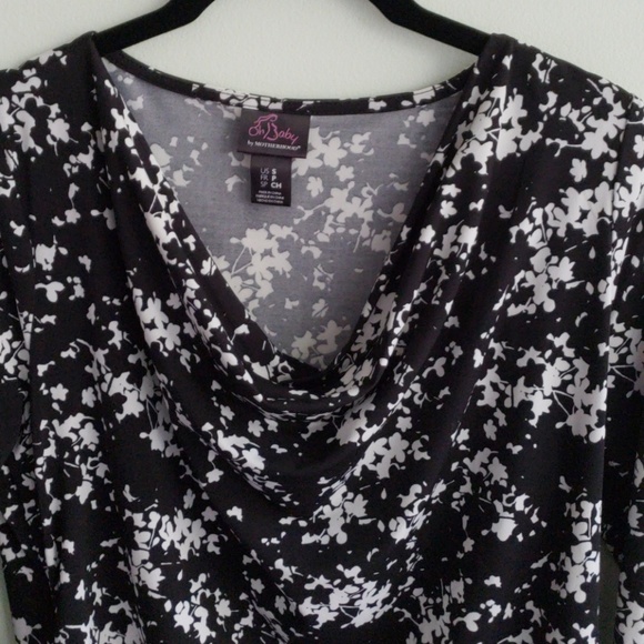 🤰Maternity Black and white blouse - Picture 3 of 4